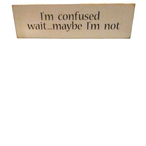 Wooden Mantel Plaque Decor with Humorous Memory Saying 9x2.5x1"